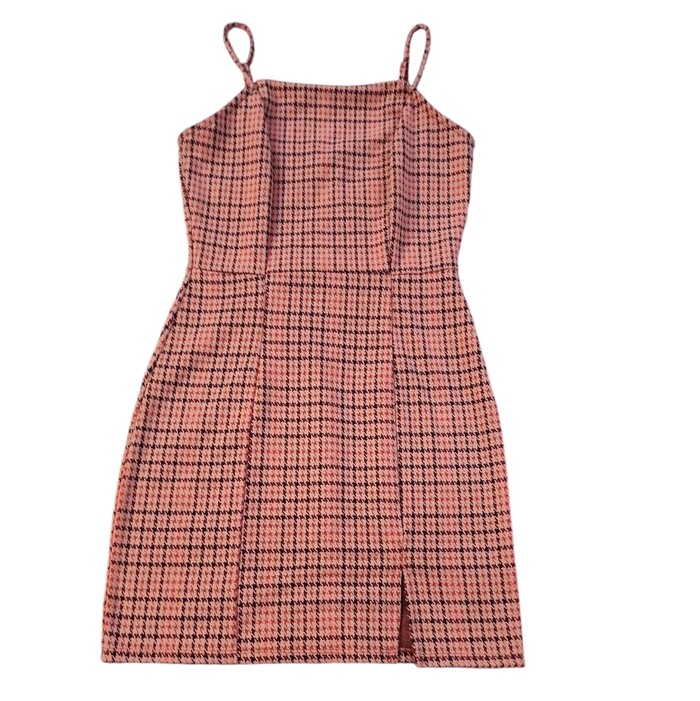 Dress Houndstooth Print Size M Good Condition
